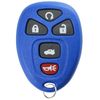 KeylessOption Keyless Entry Remote Start Control Car Key Fob Replacement for 22733524-Blue