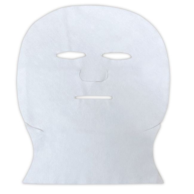 Commercial face mask sheet that can take care of your neck, 100 sheets for face + neck