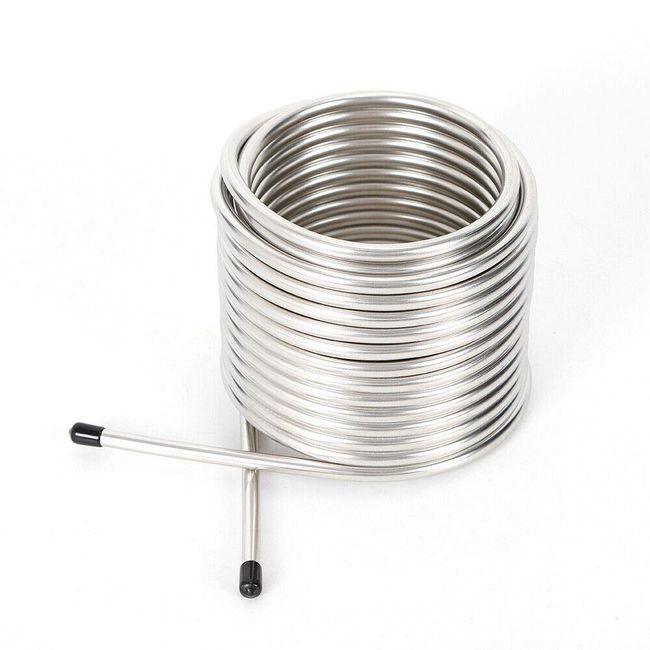 Cooling Coil Pipe, Stainless Steel Immersion Wort Chiller Cooling Coil Pipe for Home Brewing