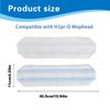 4-Pack Replacement Mop Pads Compatible with O Cedar H2Pro Mop Pads | Machine Washable | Reusable | h2 pro Flat mop System Replacement Mop Pads