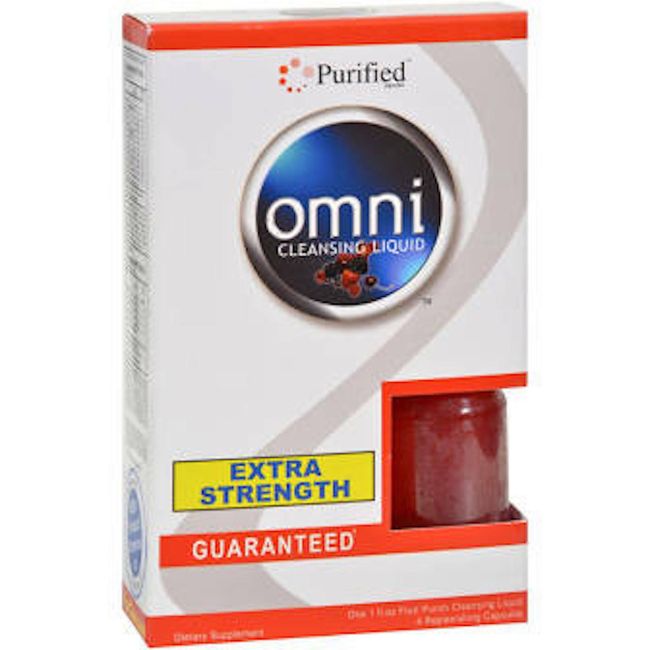 Omni 1 oz fruit punch cleansing detox