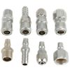 LOCADENCE8PCS BSP 1/2 Pneumatic Air Compressor Hose Quick Coupler Plug, Socket Connector Set for Pneumatic Tool, Auto Industry, Air Compressor, Mechanical Engineering