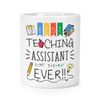 Best Teaching Assistant Ever Makeup Brush Pencil Pot