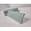 Seafoam Green Ceramic Tile Mud Cap Backsplash Subway Mudcap Mid Century Modern