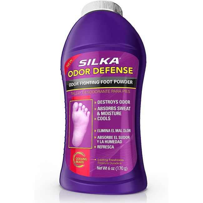 Talco Para Los Pies Mal Olor Desodorante Malos Olores Niños Adultos 6 Oz