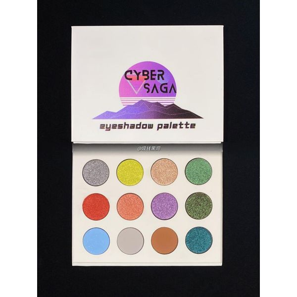 Eyeshadow Palette Multichromes Duochromes Matte Cyber Saga Video Game Inspired