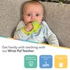 Nuby Silicone Mini Wrist Teether | Easy Grip | BPA-Free | Suitable from 3 Months Plus