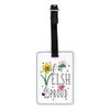 Gift Base I'm Welsh and Proud Visual Luggage Tag with Black Strap
