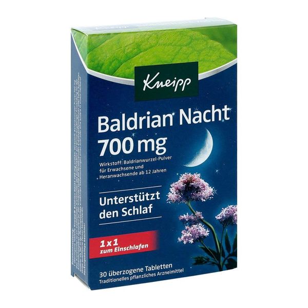 KNEIPP Valerian Night 700 mg Coated Tab. Pack of 30