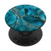 Teal Turquoise Natural Stone Marble-Like Pattern Print PopSockets Standard PopGrip