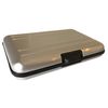 Aluminium Wallet Card Holder Case RFID Secure Protection Plain Silver Design