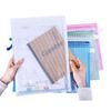A4 Zip Wallets Plastic Zip Wallets 5Pcs A4 Zip Folders Extra Thick-5Pack