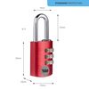 Yale YE3CB/20/121/2/CO Aluminium Combination 20 mm PK2 red