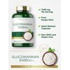 Glucomannan Capsules | 2400mg | 200 Count | Konjac Root | Non-GMO | by Carlyle