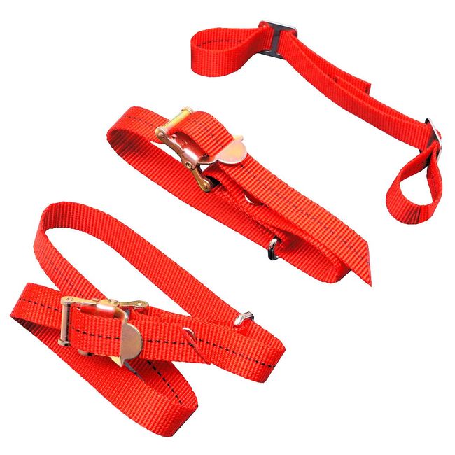 M.walk Snowshoe Fastening Band, Nylon, Repair, Replacement (Red)