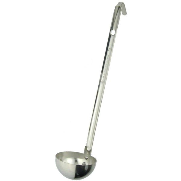 Nagao 50050 Ladle Soup Ladle, 1.7 fl oz (50 cc), SUS304, Commercial Use, Made in Japan