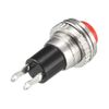 sourcing map 10mm Mounting Red Momentary Push Button Switch SPST NO 5pcs
