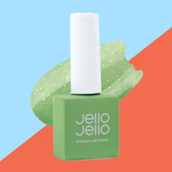 Jello Jello Manicure Gel Nail Polish JS-06 Fluffy Green_MC