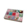 EMPTY CLEAR LID GIFT/BAKERY/SWEET BOXES - DIFFERENT (20x14x3.5cm - 20 Section Inserts, 25 Boxes)