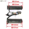 Universal Motorcycle Grip Heater, Black, For Millivers, Adjustable Temperature