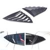 Matte Black Car Side Quarter Window Vent Louver Shutter Cover For Corvette C8 US