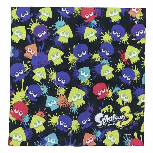 Splatoon 3 Lunch Cloth Cotton Napkin/3 New Entrance