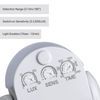 SEBSON Motion Sensor Outdoor IP65, Surface Wall mounted, HF Sensor, LED suitable, Range 15m / 180°, Programmable, Swivelling, max. 1200/300W