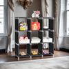 Modern 3 Tiers 9 Compartments Storage Shelves, Storage Rack & Storage Shelving