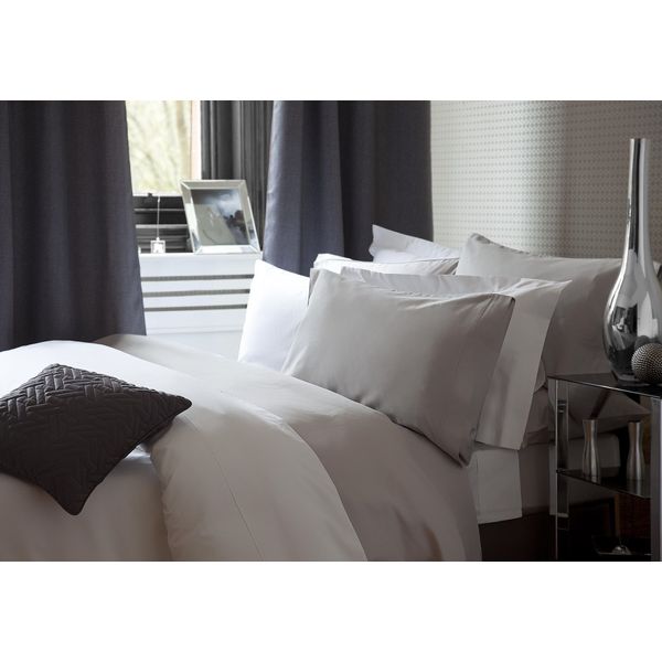 Belledorm Premium Blend Flat Sheet, 500 Thread Count Cotton Rich (White, King Size)