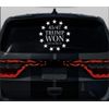 45 / 47 Trump won, Get over it decal, Vinyl window decal. 11" .