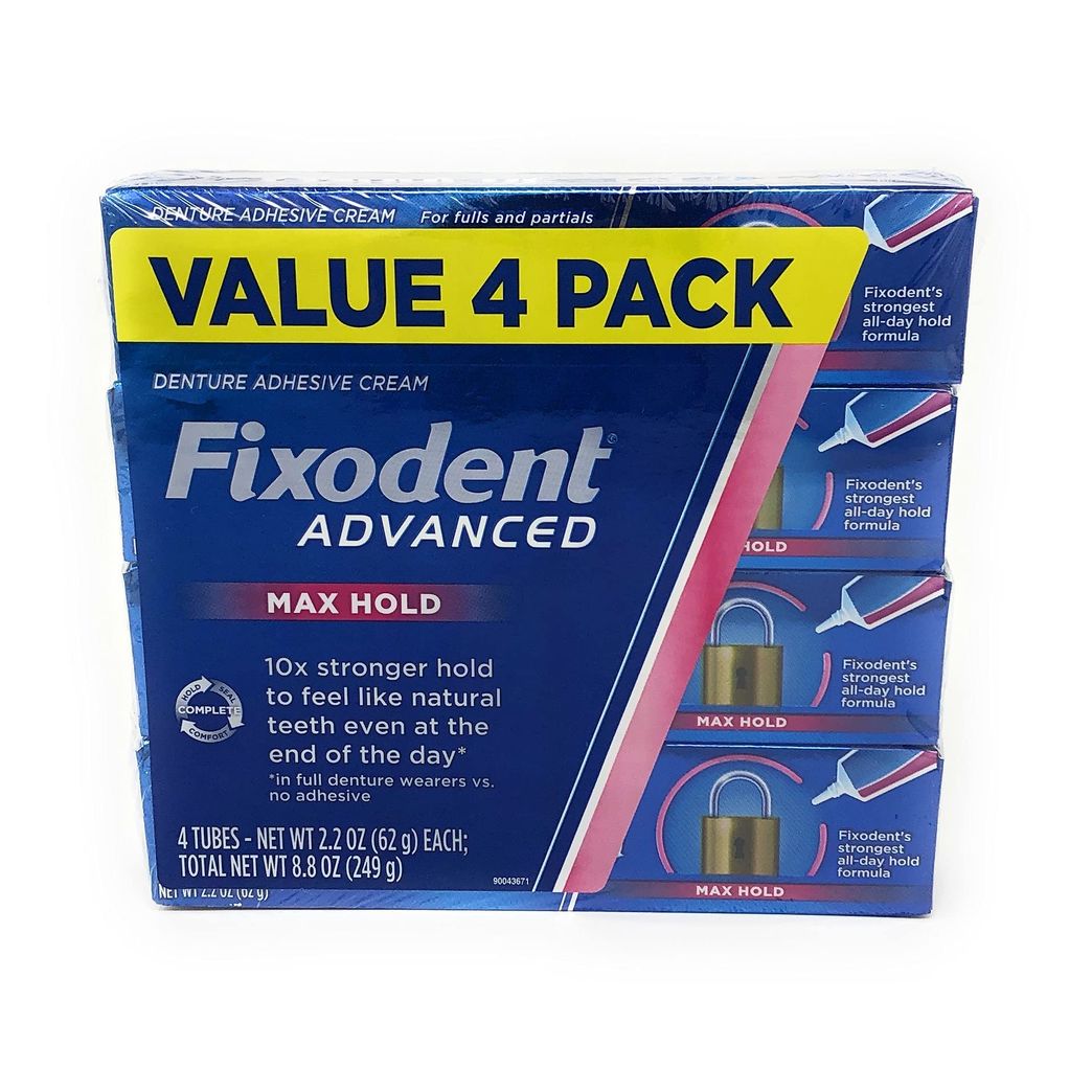 Fixodent Free Dental Adhesive 2.4oz. PKG