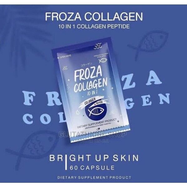 Froza Collagen 10 In 1 Collagen Peptide Bright Up Skin 60 Capsule