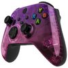 eXtremeRate Replacement Faceplate for Xbox Series X & S Controller - Personalize Your Control - Gradient Translucent Purple Rose Red Front Housing Shell for Xbox Controller [Controller NOT Included]