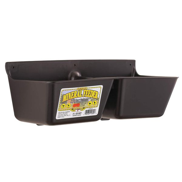 Animal Mineral Feeder - Little Giant - 3.5 Quart Mineral Feeder (Item No. MF35BLACK)