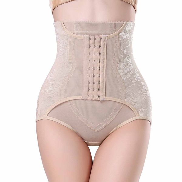 Ctrilady Shaping Shorts Tummy Tummy Control Shaping Underwear Girdle Pants Corset Waist Breathable High Waist Women, beige