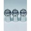 3X Silver Pill Box STASH Container Safe on a Metal Key Ring