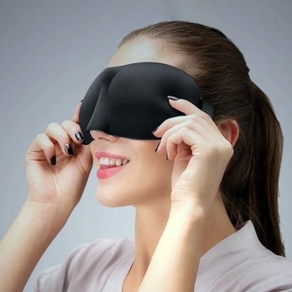 Comfortable cotton sleep mask, blindfold, cotton eye mask, airplane eye mask, travel supplies, hotel amenities, travel supplies