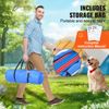 Dog Agility Training Kit Equipment 4PCS Set w/ Hurdles Jump Ring Pause Box
