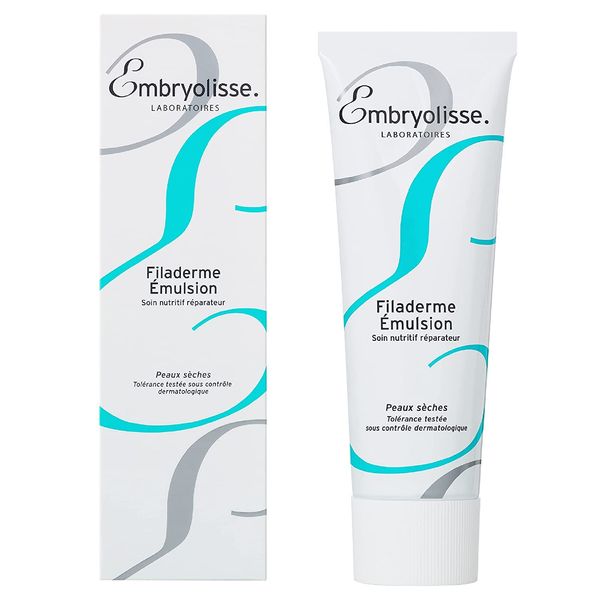 Embryolisse Filaderme Emulsion, 2.54 fl.oz.– Intense Face Moisturizing Lotion for Extra Dry Skin with Shea Butter