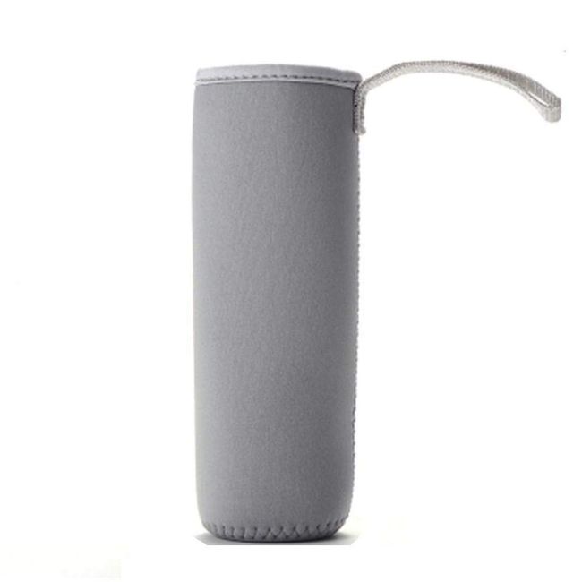 PET Bottle Cover, Water Bottle Cover, Insulated Neoprene, Water Bottle Case, Bottle Cover, Holder for 16.9 fl oz (500 ml), 550 ml, 600 ml (Gray)