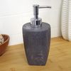 Octavia- Grey Marble Effect Freestanding Liquid Soap Dispenser & Storage