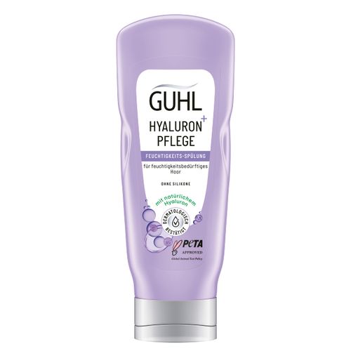 Guhl Hyaluron+ Moisturising Conditioner – Contents: 200 ml – Hair Type: Moisturising – With Natural Hyaluronic – No Silicone