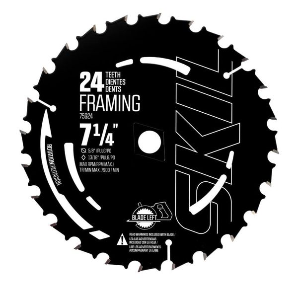SKIL 75924 7-1/4" 24-Tooth Circular Saw Blade