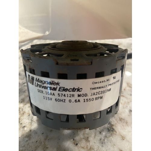 Magnetek Electric Motor JA2C391N#. Bathroom Exhaust Fan.