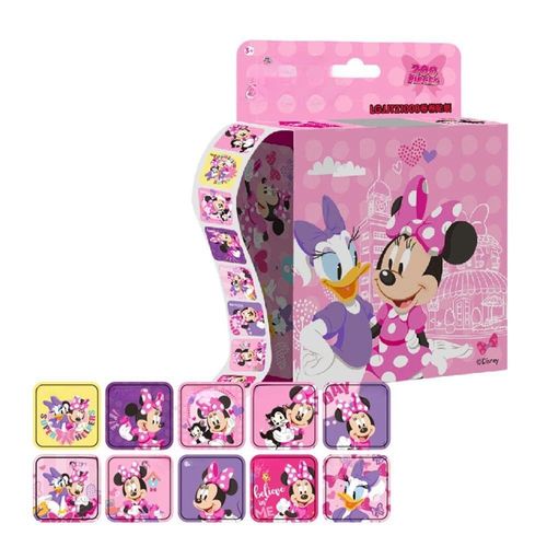 FEIFEI'S BOW 200pcs Kids Toddlers Princess Elsa Mickey Mouse Dinosaur Stickers Party Bag Fillers Boys Girls Teachers as Reward Craft Scrapbooking in Box Gift Set (Minnie)