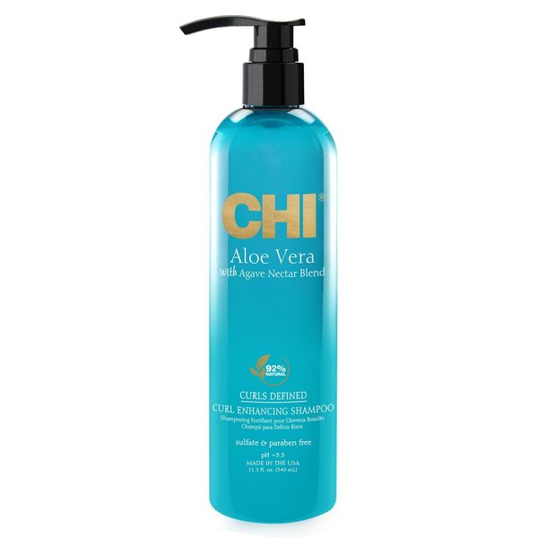 chi Aloe Vera Curl Enhancing Shampoo, 11.5 Fl Oz