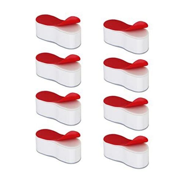 8PCS Toilet Seat BumpersToilet Lid Seat Buffer Spacers with Strong Adhesive