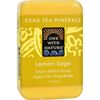 ONE WITH NATURE, Dead SEA BAR SOAP,LMN SAG 7 OZ EA 1