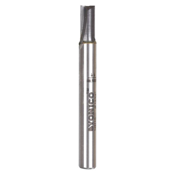Yonico 14921q 13/64-Inch Solid Carbide Insert Undersized Plywood Router Bit 1/4-Inch Shank