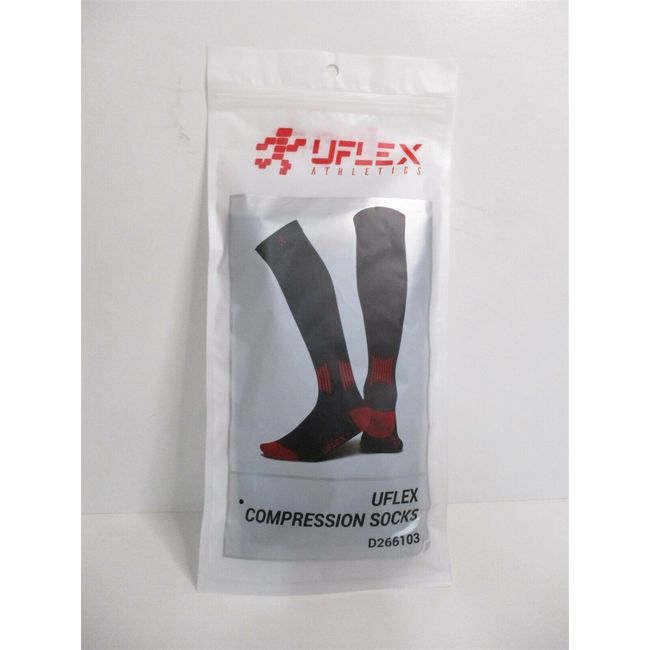 UFLEX (D266103) Athletics Medical Compression Socks Unisex Medium/Large - 1 Pair